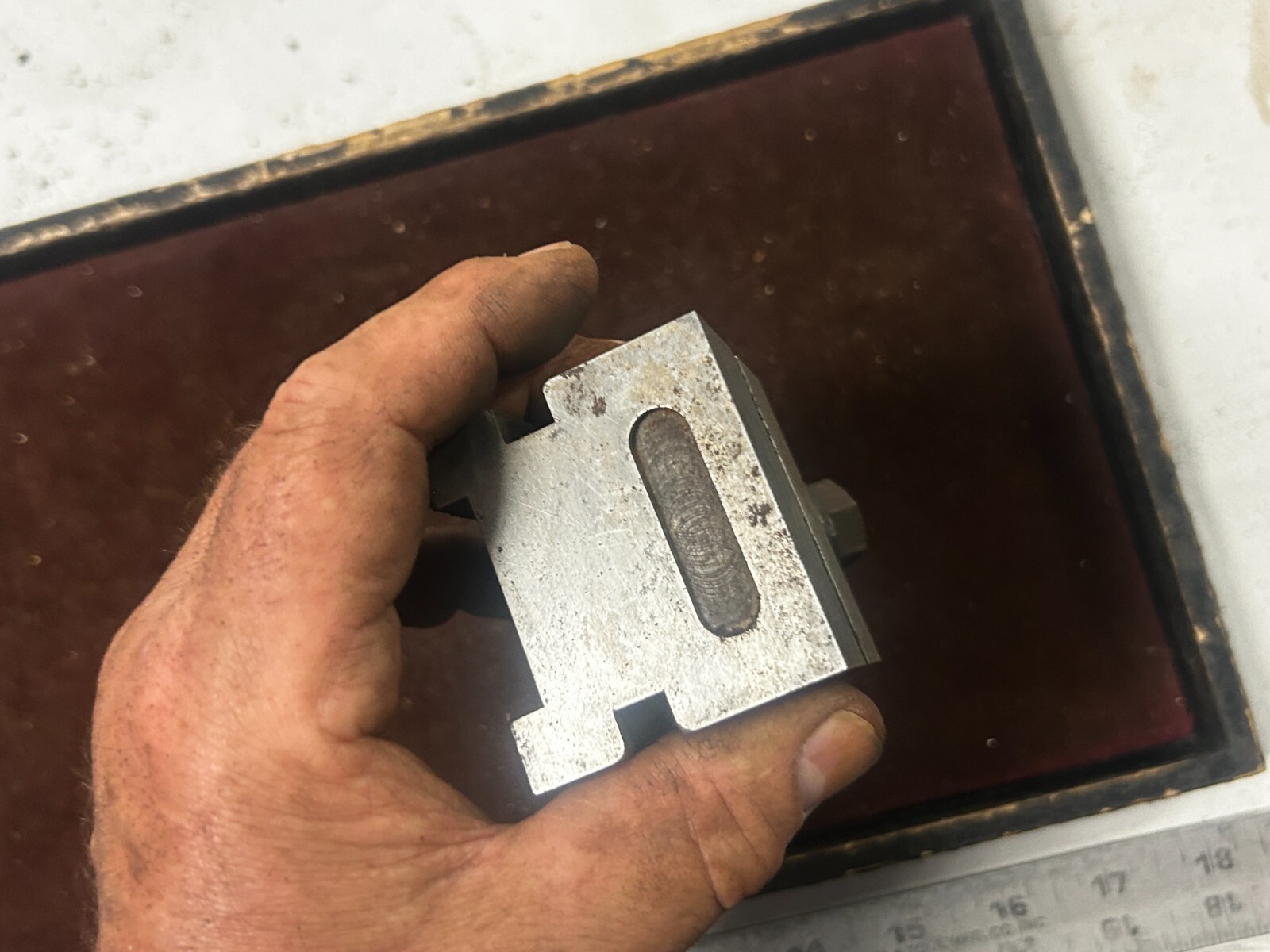 MACHINIST OfCe LATHE TOOLS MILL Machinist Makers Ground 2 - 1/8" Grinding Vise