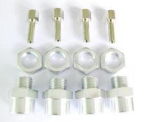 Aluminum metal 12MM to 17MM Extended Wheel Hex Hub 4PCS For 1/10 RC Car - Picture 11 of 21