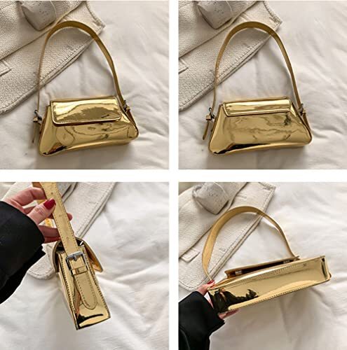 Evening Bag Women Y2k Silver Purse Hobo Bag Tote Handbag Satchel Bag A Green - Picture 7 of 7