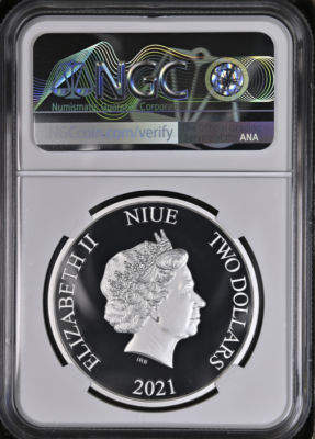アリスの不思議な冒険 2021年 英国製 1/2オンス 銀貨 Disney Alice In Wonderland 2021 Niue 1oz Fine Silver Proof Coin $2
