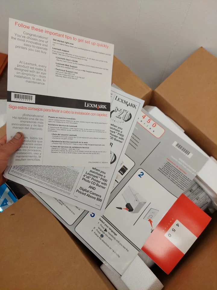 NEW Lexmark P450 Digital Photo Inkjet Printer - Image 2 of 4