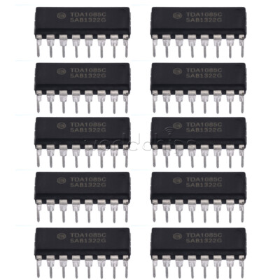 10PCS Original TDA1085C MOT DIP-16 Universal Motor Speed Controller Top TDA1085C