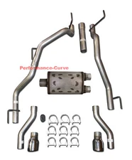 Performance CatBack Dual Exhaust Fits 09-22 Dodge RAM 5.7 - Flow Chaser Muffler 