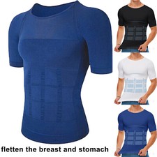 Fajas Para Hombres Faja Reductora De Hombre Men Tee Shaper Tummy Control T shirt