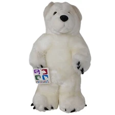 Alaska Friends Plush Polar Bear By Arctic Circle Soft Cuddly with Tags #I-2