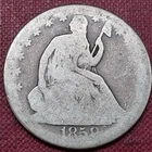 1858 O Seated Liberty Half Dollar 50c Circulated #74859