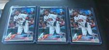 2018 Topps Ozzie Albies Rookie 3 Card . rookie card picture