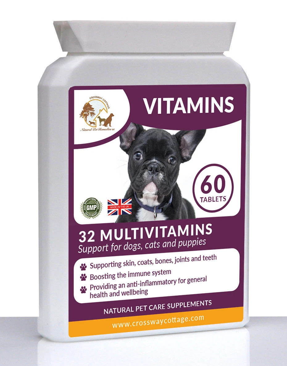 Multi Vitamins Minerals 32 Natural Ingredients for Dogs 60