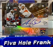 2018-19 Upper Deck Parkhurst Aron Ekblad View From The Ice Auto VI-16 