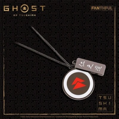FANTHFUL Ghost of Tsushima Official Pendant Necklace – Boxed Edition Collectible Gift UK
