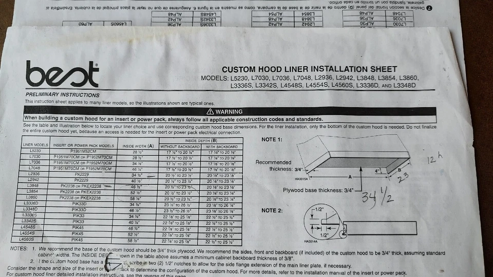 Forro de capucha personalizado Best L2936 36" Foto 3 de 4