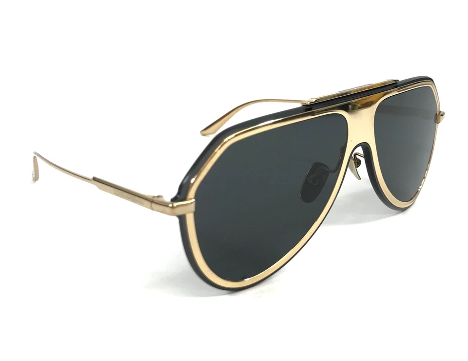 Gafas de sol Dolce & Gabbana DG2309 02/87 doradas monturas de aviador con lentes gris oscuro Foto 3 de 4