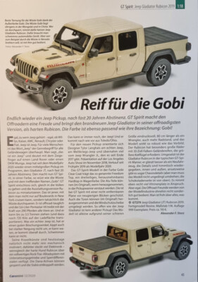 Jeep Gladiator Rubicon in 1-18 von GT Spirit..... ein Modellbericht #2012c