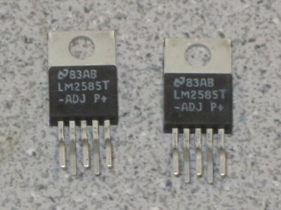 2 NATIONAL SEMICONDUCTOR (NSC) LM2585T-ADJ Step-Up Flyback Converter Regulators
