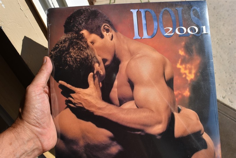 IDOLS 2001 nude LGBT ED FREEMAN Photography BEEFCAKE MALE Vintage GAY calendar