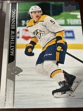 2020-21 Upper Deck Extended Series - #575 Matthew Benning