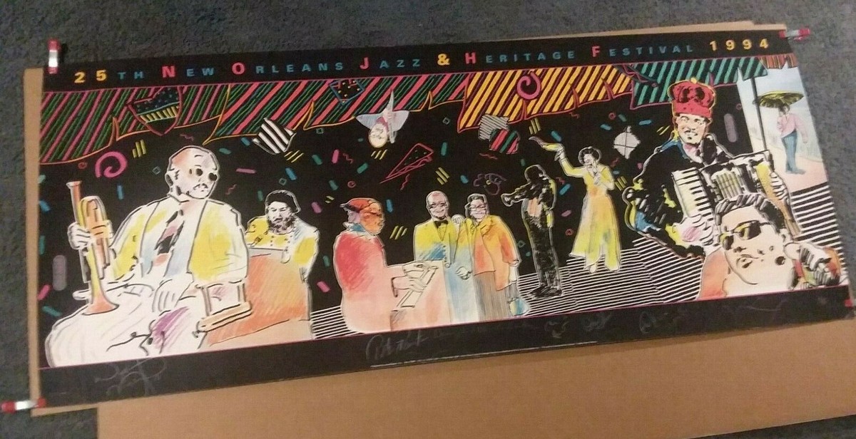 NEW ORLEANS JAZZ & HERITAGE FESTIVAL autograph 1994 Peter