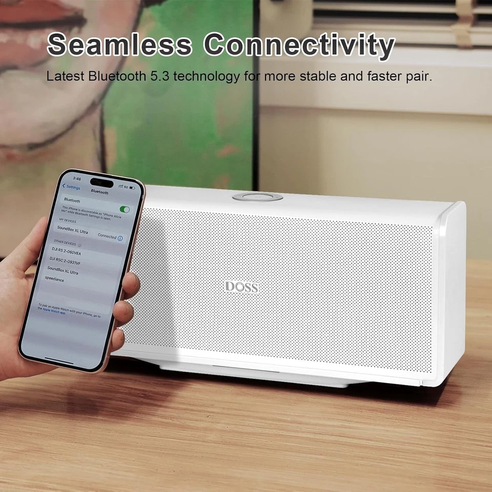 DOSS SOUNDBOX ULTRA BLUETOOTH SPEAKER WITH 2.1 SOUND CHANNEL AUDIO - Image 3 of 3
