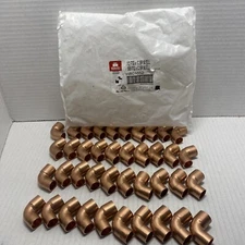 Mueller Industries 1/2”, 90° Elbow Short Radius Street (FTG x C) (Lot Of 40)