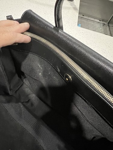 Furla Linda Handtasche (schwarz) mittelgroß mit langem Riemen - Bild 4 von 10