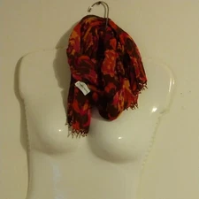 Dave Von Fuestonberg women's Accessories long silk beaded Head Scarf wrap belt