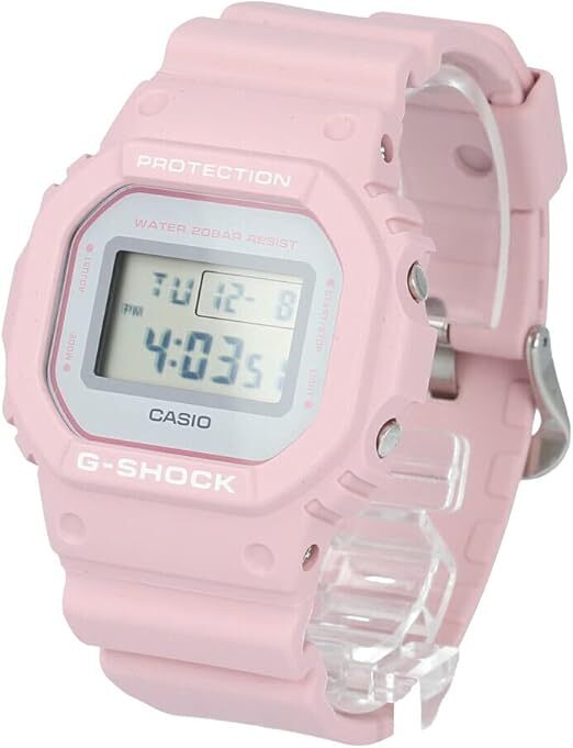 Casio G-shock Water Resistant Square Face Base Pink Color DW Casio G-shock Water Resistant Square Face Base Pink Color DW