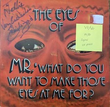 Emile Ford The Eyes Of Mr. Vinyl Record VG/VG ICLPS001 SIGNED 1st Press
