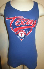 New TEXAS RANGERS MLB Baseball G-III Tank Top Sleeveless Shirt Women NWT $32