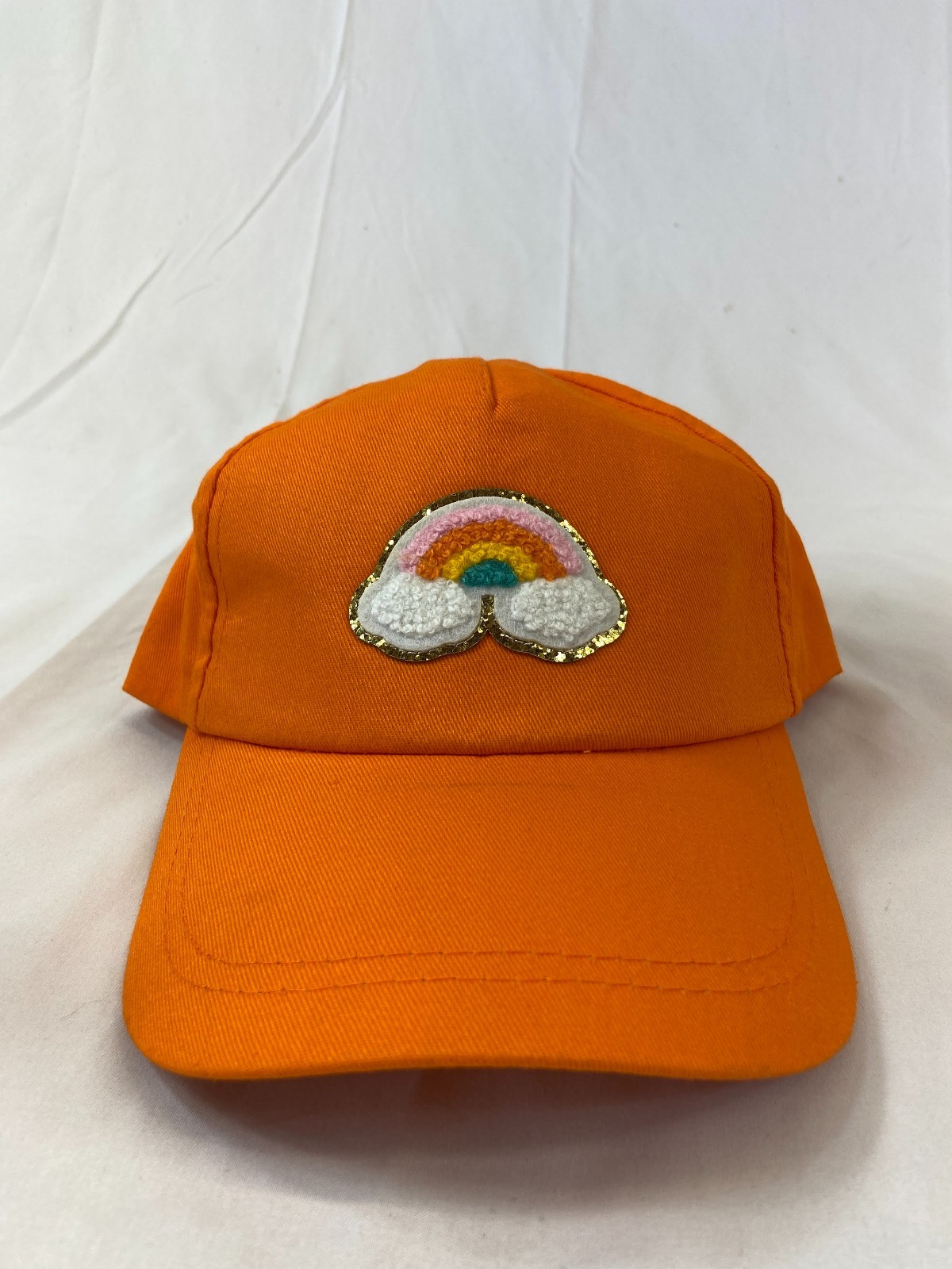 Rainbow Patch Baseball Cap Strapback Hat Orange C… - image 10