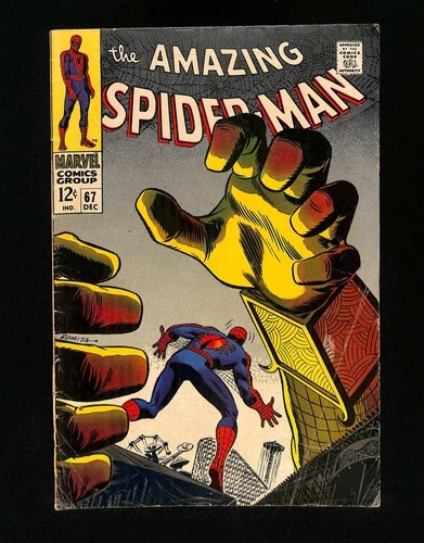 Amazing Spider-Man #67 VG+ 4.5 1st Randy Robertson Mysterio Appearance!