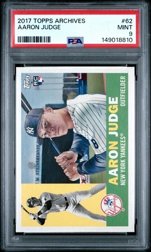 2017 Topps Archives Aaron Judge #62 Rookie Card PSA 9 MINT