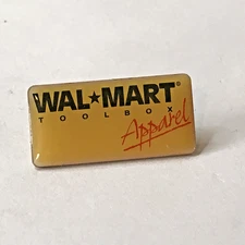 Cool Vintage Wal-Mart Toolbox Apparel Clothing Advertising Lapel Tie Pin (A10)