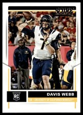 2017 Score Davis Webb Rookie New York Giants #431