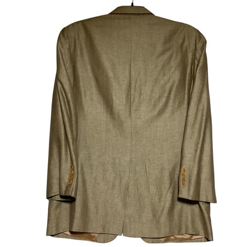 Brooks Brothers Blazer Mens 40 R Made In Italy Silk Linen Wool Sport Coat Jacket - Picture 2 of 9
