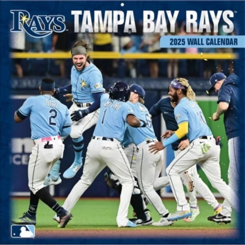 Tampa Bay Baseball 2026 Team Wall Calendar