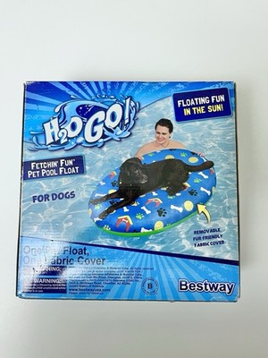 H2OGO! Dog Inflatable Pool Float Removable Fabric Cover Fur Friendly New In Box