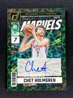 5/5 ≈1/1 ! 2024-25 Panini Donruss Chet Holmgren Asia Green Auto Net Marvels