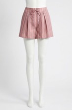Steve Madden Stripe Pleated Short Size XS