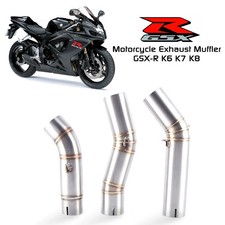 Motorcycle Exhaust Fit For Suzuki GSXR K6 K7 K8 Muffler Middle Link Pipe