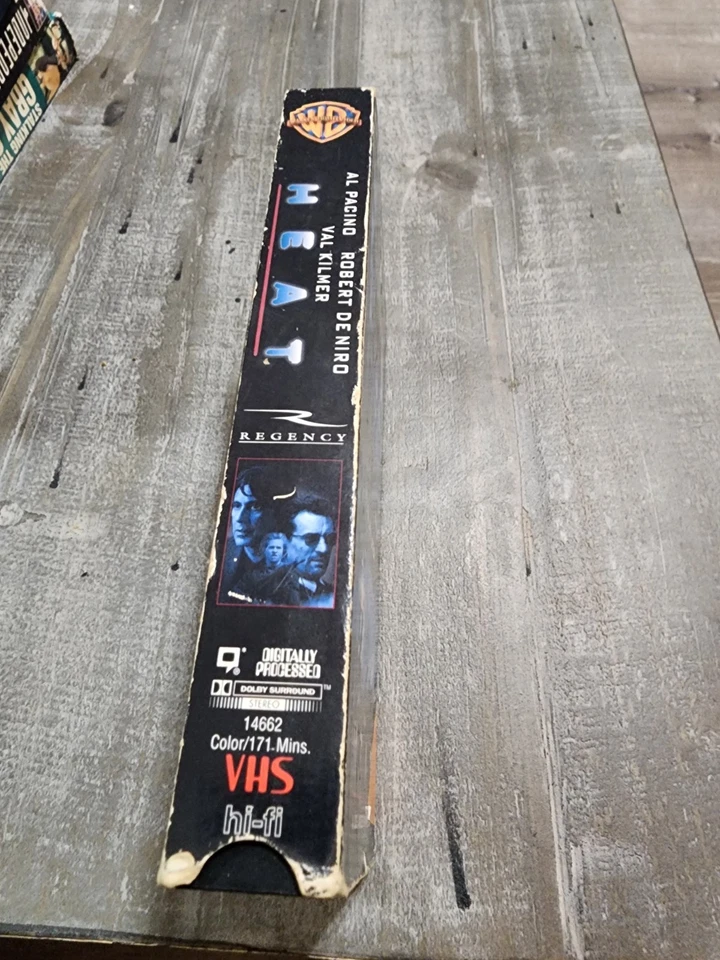 HEAT (1995 VHS) VAL KILMER AL PACINO ROBERT DE NIRO Pan & Scan - Image 4 of 4