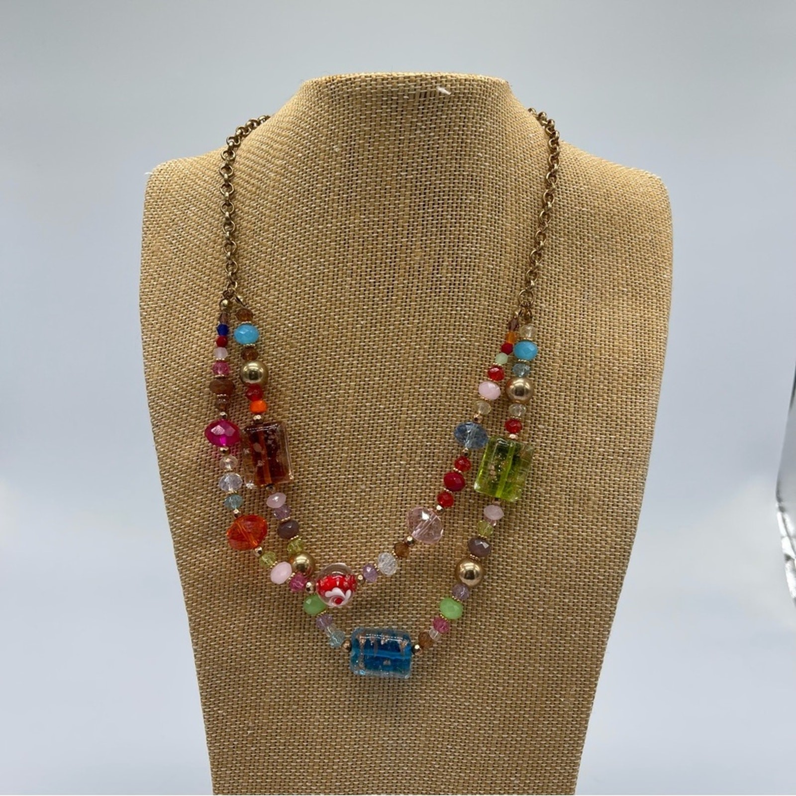 Two Layer Necklace. 22” Total Length - image 1