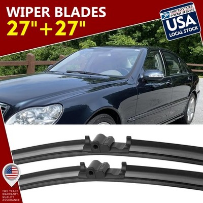 Durable Side lock 27''+27'' High quality Bracketless Windshield Wiper Blade Set