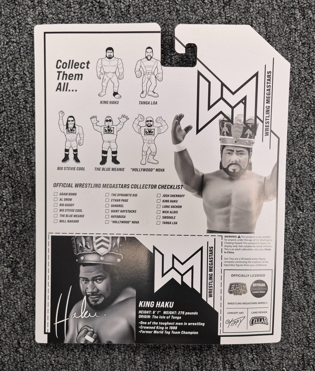 WWF WWE King Haku Epic Toys Retro MOC Hasbro Action Figure