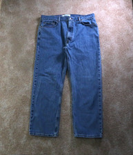 vintage Levi's 505 Straight Leg Jeans Men's 40x30 Y2K Blue Denim