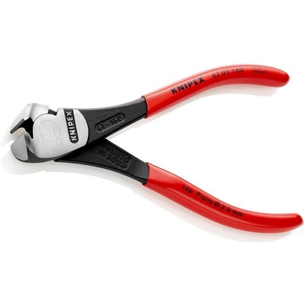 Kraftvornschneider Gesamt-L.160Mm Kopf Pol.Ku.-ÜBerzug Knipex-image