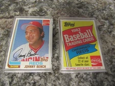 NOS Lot of 2 1982 Topps/Coca-Cola Cincinnati Reds Team Set Of 23 Cards NM-MT