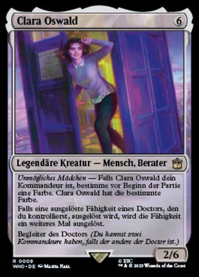 Magic/MTG Clara Oswald WHO-9 Rare Deutsch Neu