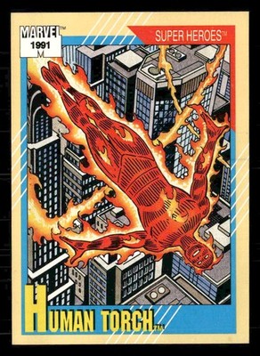 1991 Impel Marvel Universe II #10b Human Torch