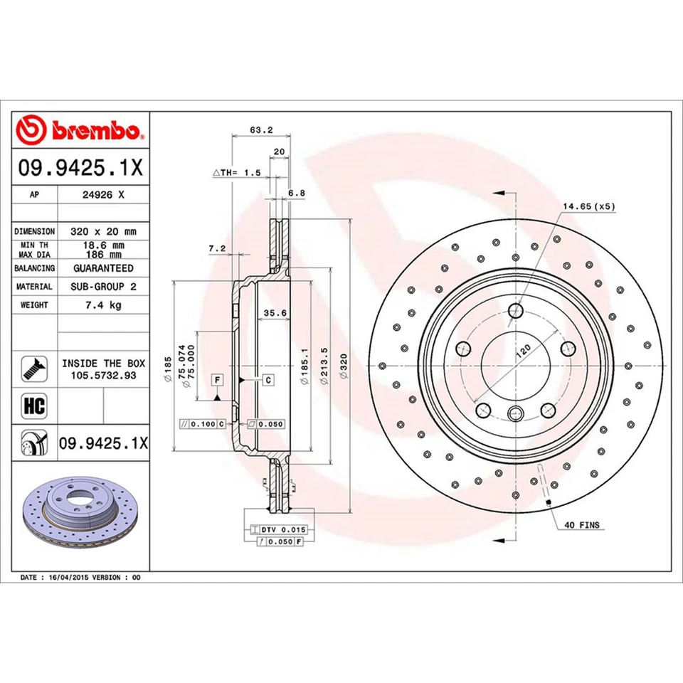 Juego de pastillas de freno de disco delanteras traseras rotor de freno de disco para BMW 525i 2004-2006 Foto 2 de 4