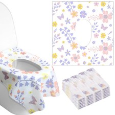 40 Pack Toilet Seat Covers Disposable for Kids Extra Large Waterproof Toilet ...